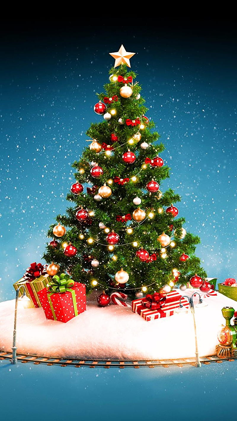 Christmas Tree Wallpaper Full HD