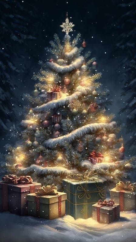 Christmas Tree Wallpaper Full HD