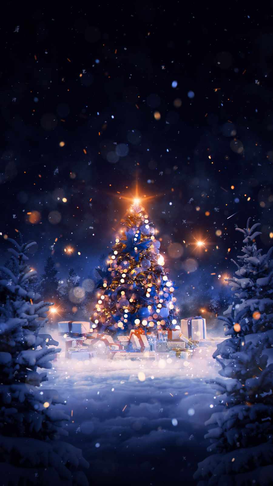 Christmas Tree Wallpaper Full HD