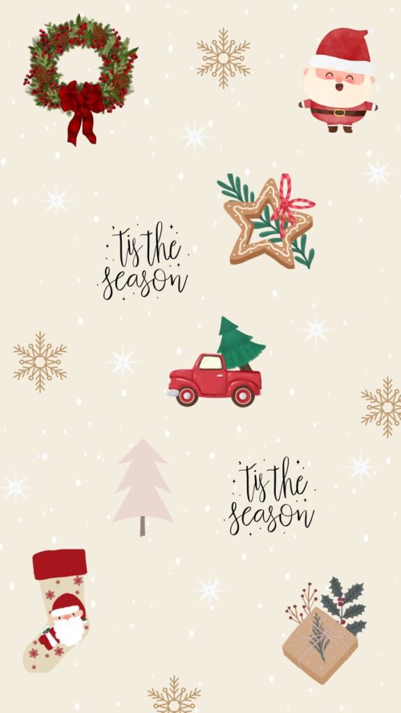 Preppy Christmas wallpapers