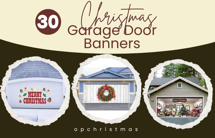 Christmas Garage Door Banners