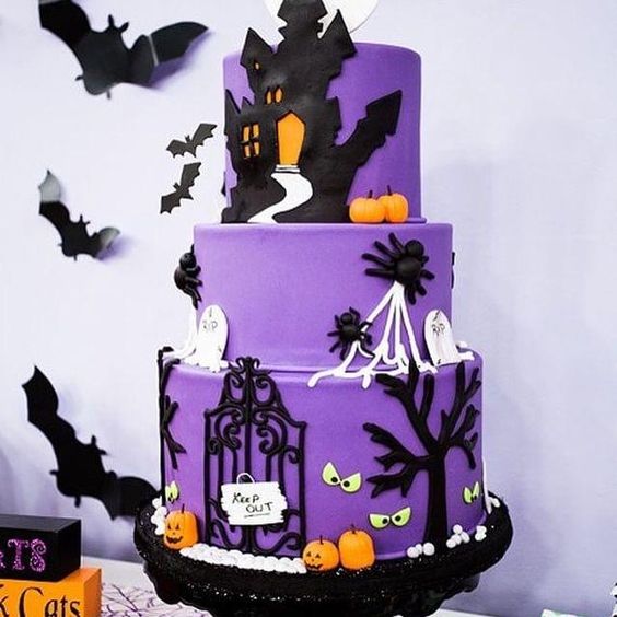 Nightmare Before Christmas Cake