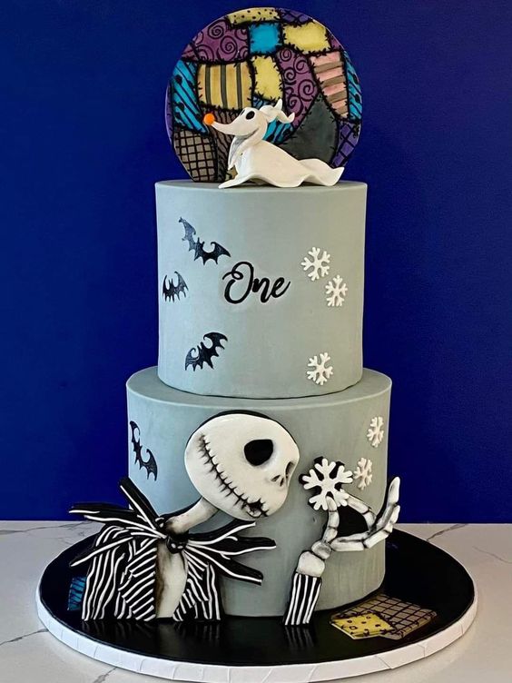 Nightmare Before Christmas Cake