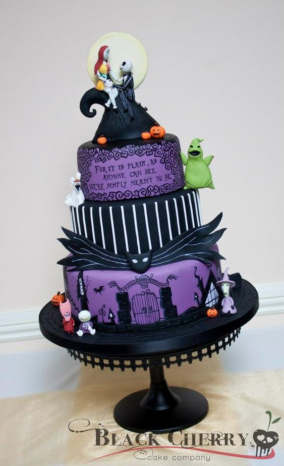 Nightmare Before Christmas Cake