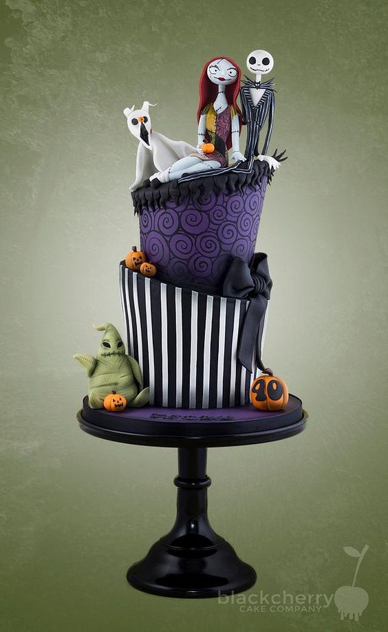 Nightmare Before Christmas Cake