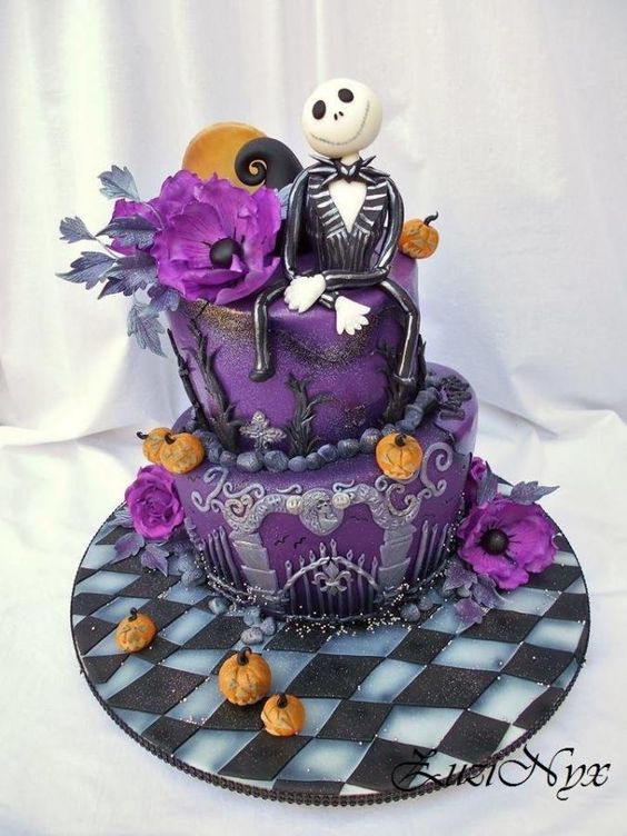 Nightmare Before Christmas Cake