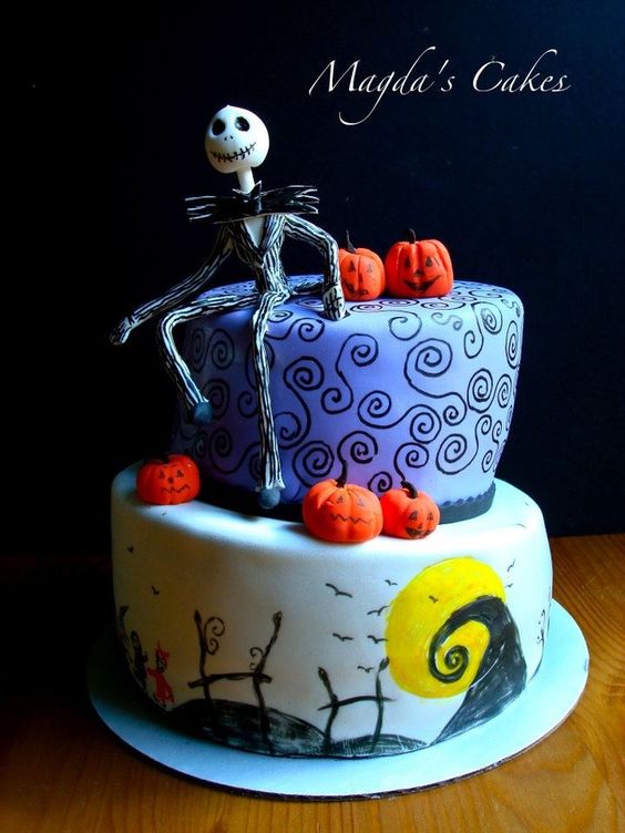 Nightmare Before Christmas Cake