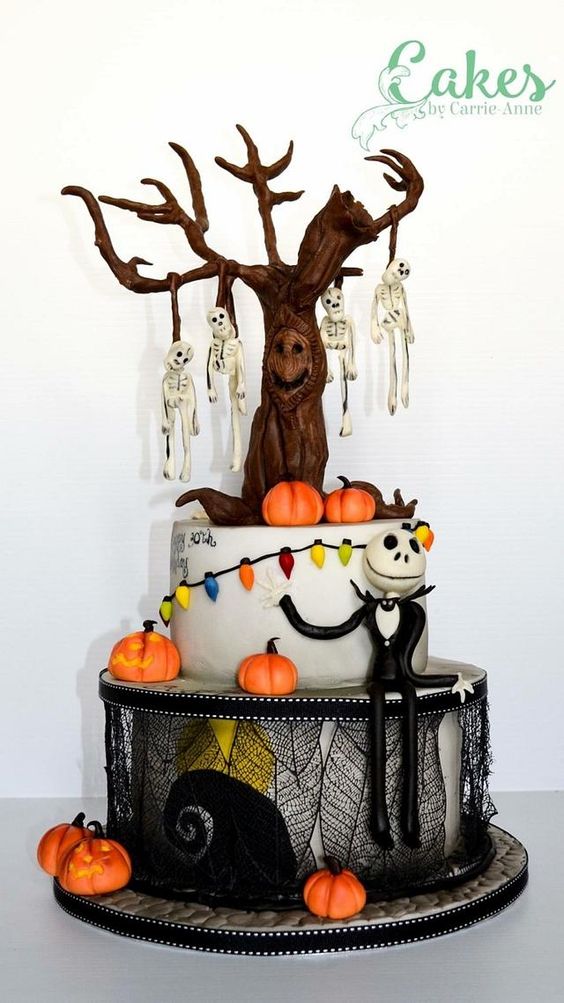 Nightmare Before Christmas Cake