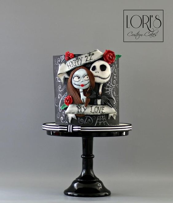 Nightmare Before Christmas Cake