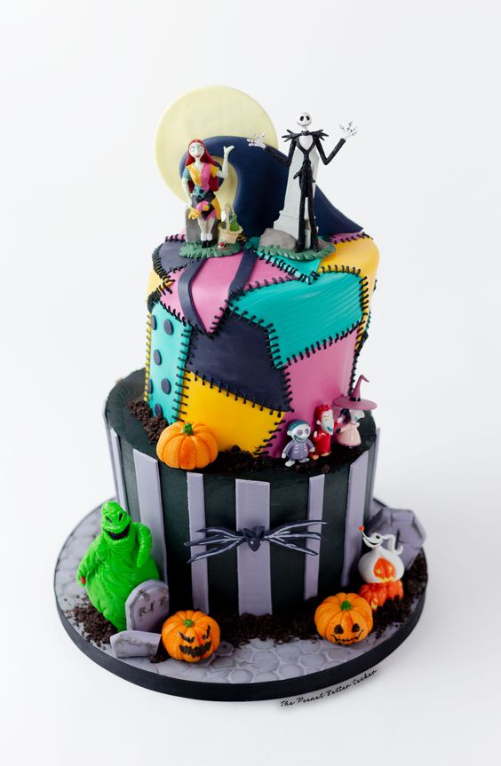 Nightmare Before Christmas Cake