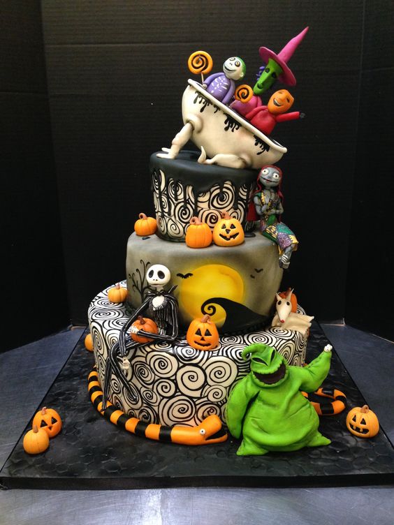 Nightmare Before Christmas Cake