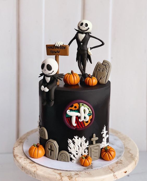 Nightmare Before Christmas Cake