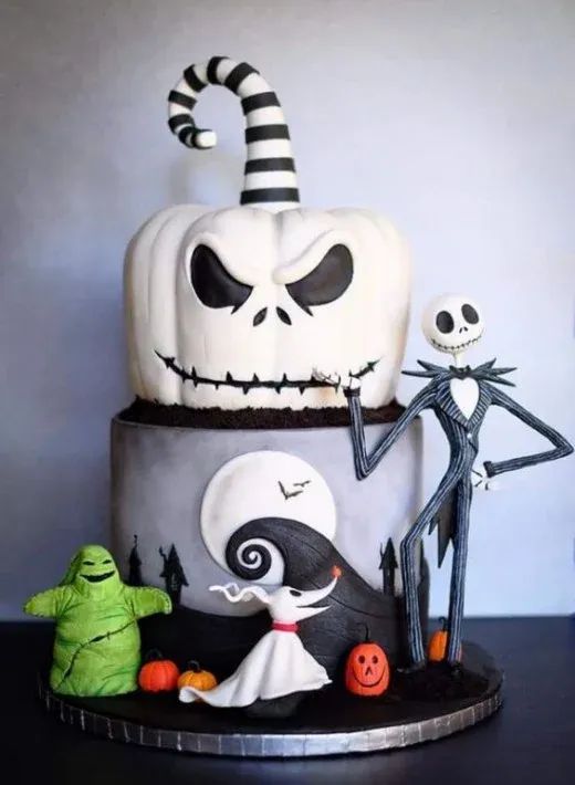 Nightmare Before Christmas Cake