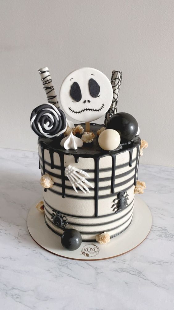 Nightmare Before Christmas Cake