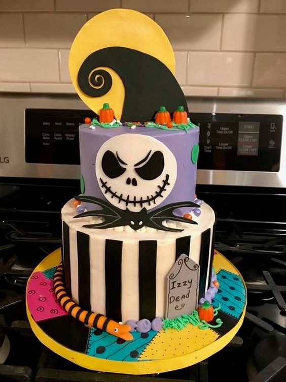 Nightmare Before Christmas Cake