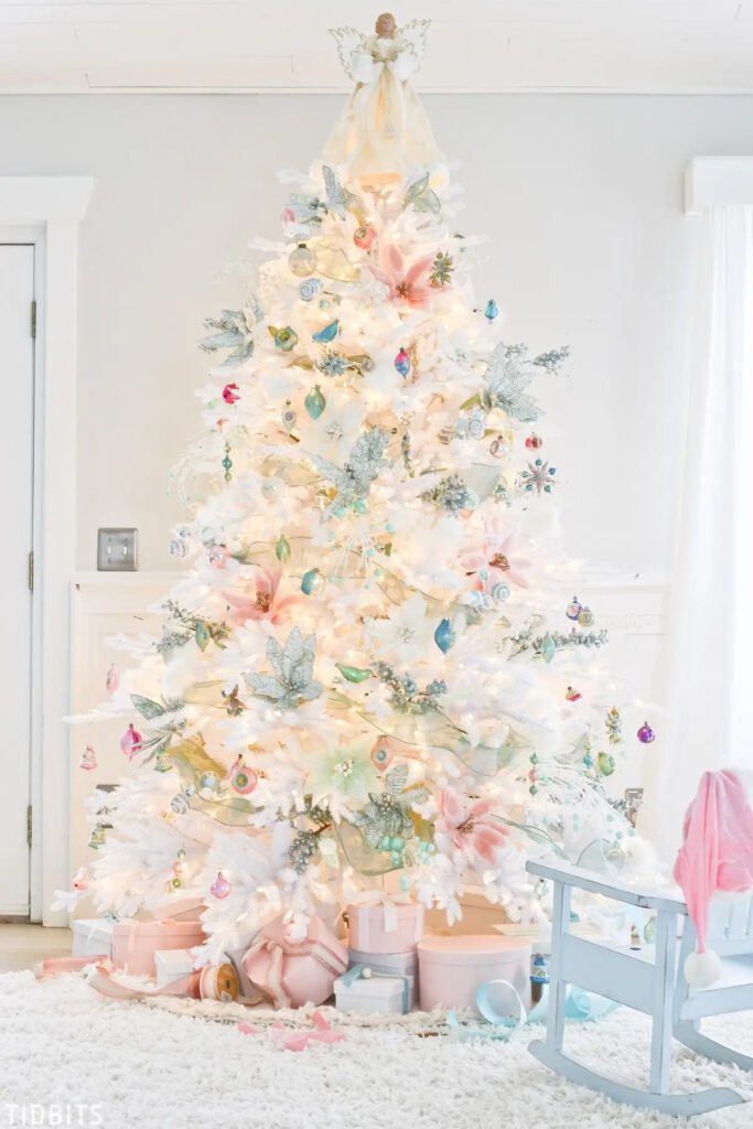 White Christmas Tree 14