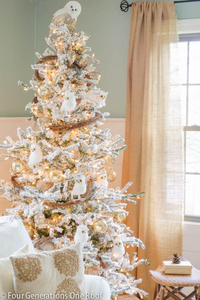 White Christmas Tree 22