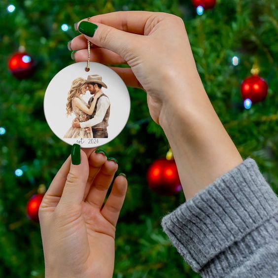 first christmas husband and wife ornament