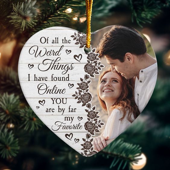 first christmas husband and wife ornament