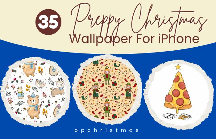 Preppy Christmas Wallpapers for iPhone