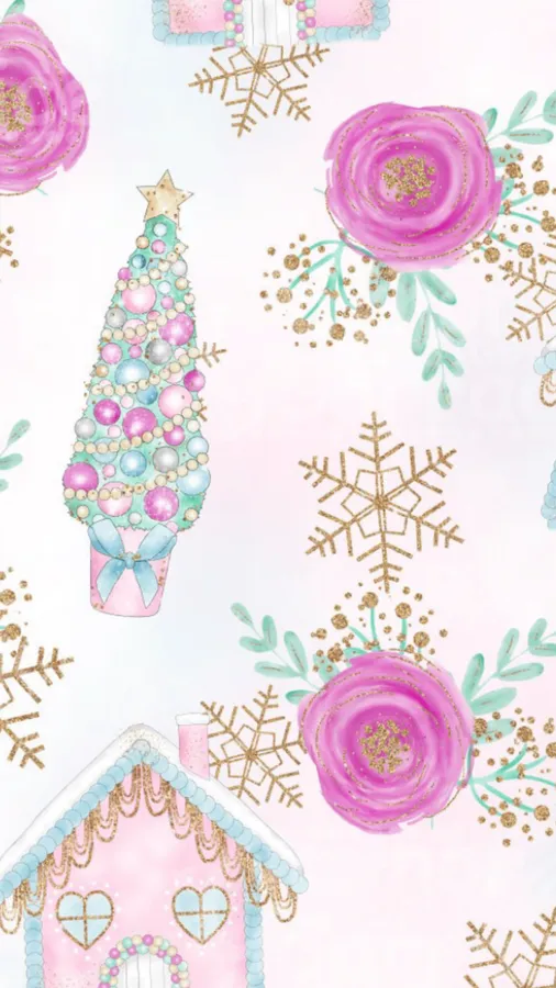 preppy christmas wallpaper